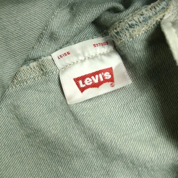 Vtg  Levis 501XX Denim Jeans Mens 36 Green Button Fly Mens 34 x 34 (34 x 31) - Picture 9 of 13